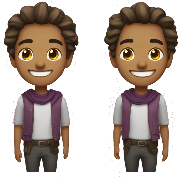 Rauw alejandro smiling emoji