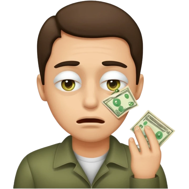 money eyes vomiting emoji