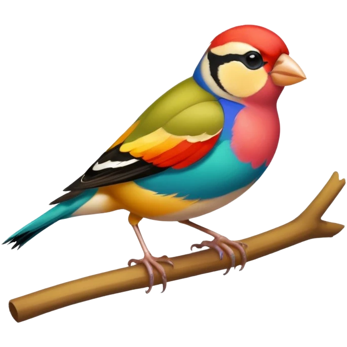 Finch bird emoji