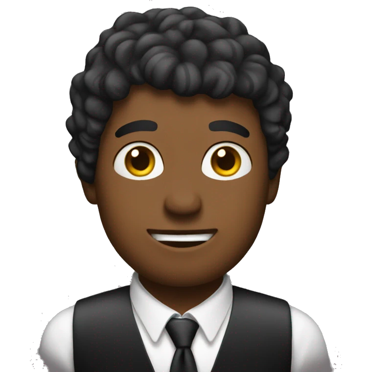 a guy playing the piano emoji