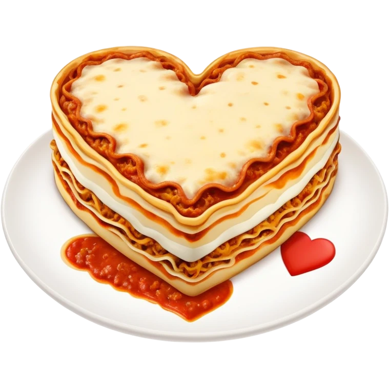 Lasagna heart emoji