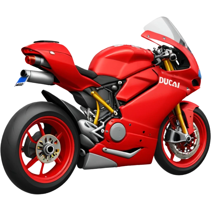 Un emoji de moto gp dé Ducati emoji