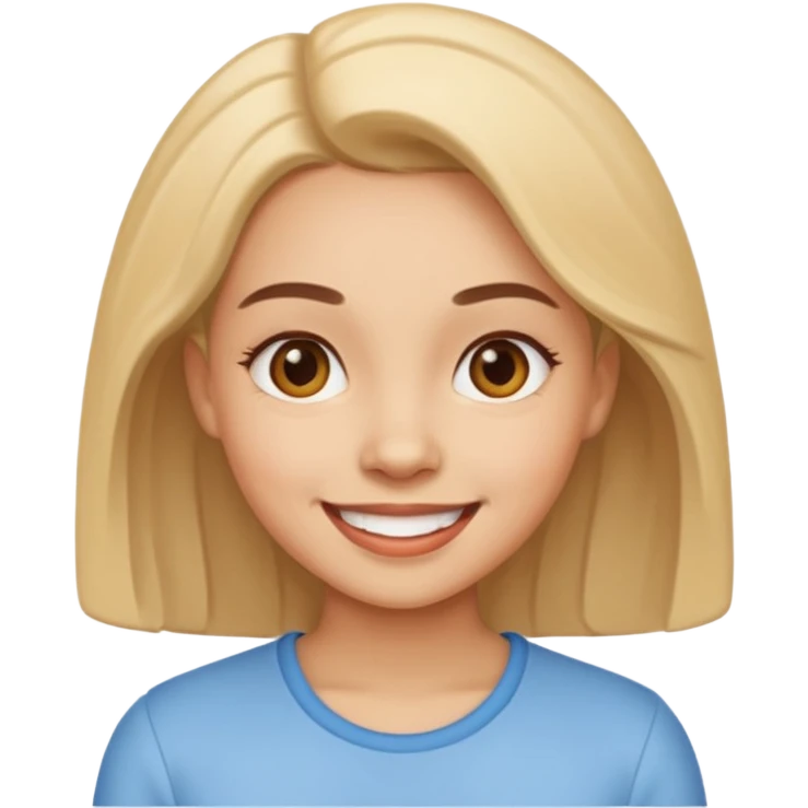 Fofo e coquete emoji