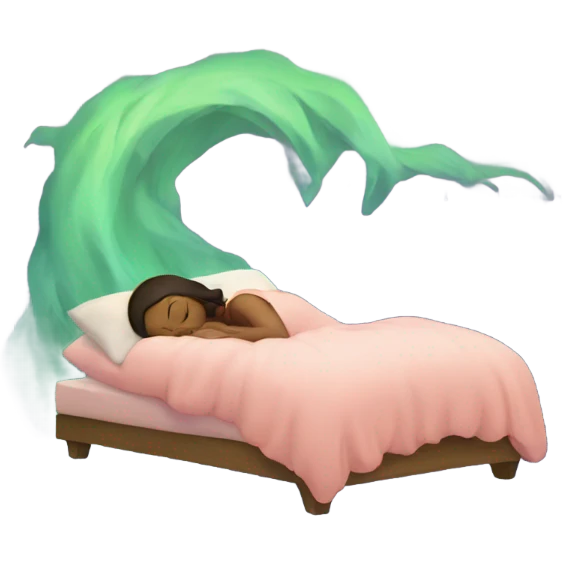 Aurora sleeping emoji