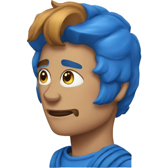 Blue rame emoji