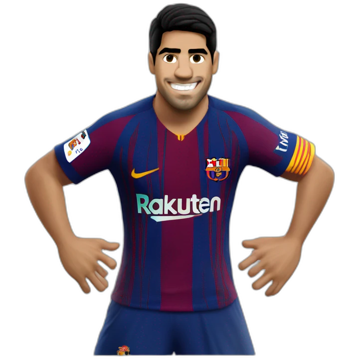 Luis Suarez Barcelona emoji