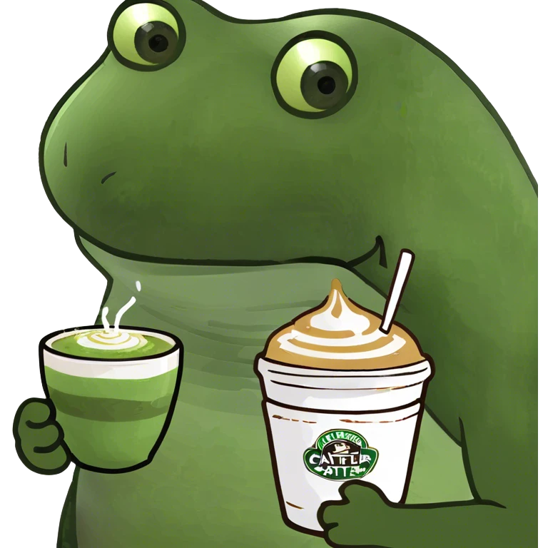 Matcha latte  emoji