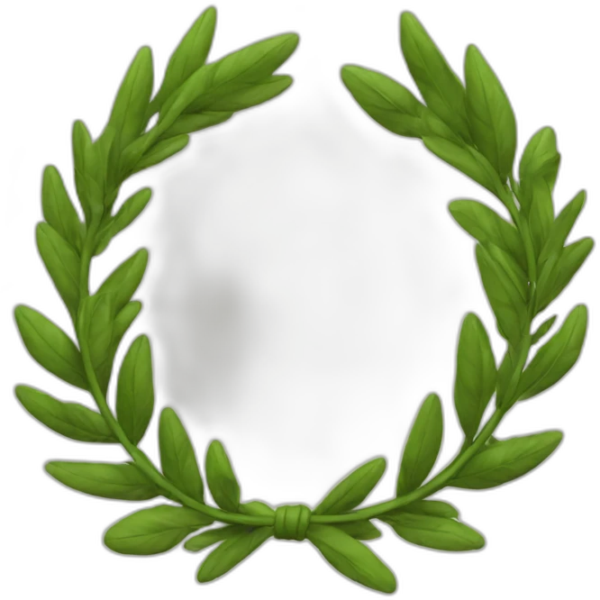 laurel wreath emoji
