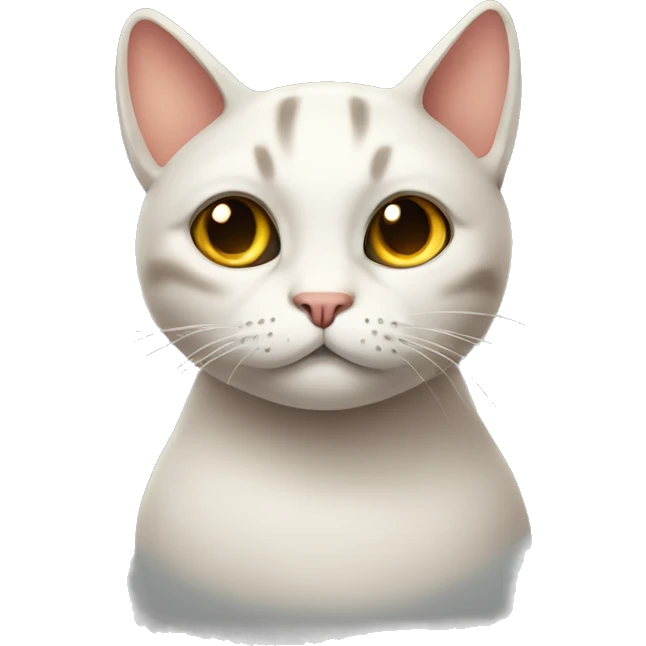 Suspicious cat emoji