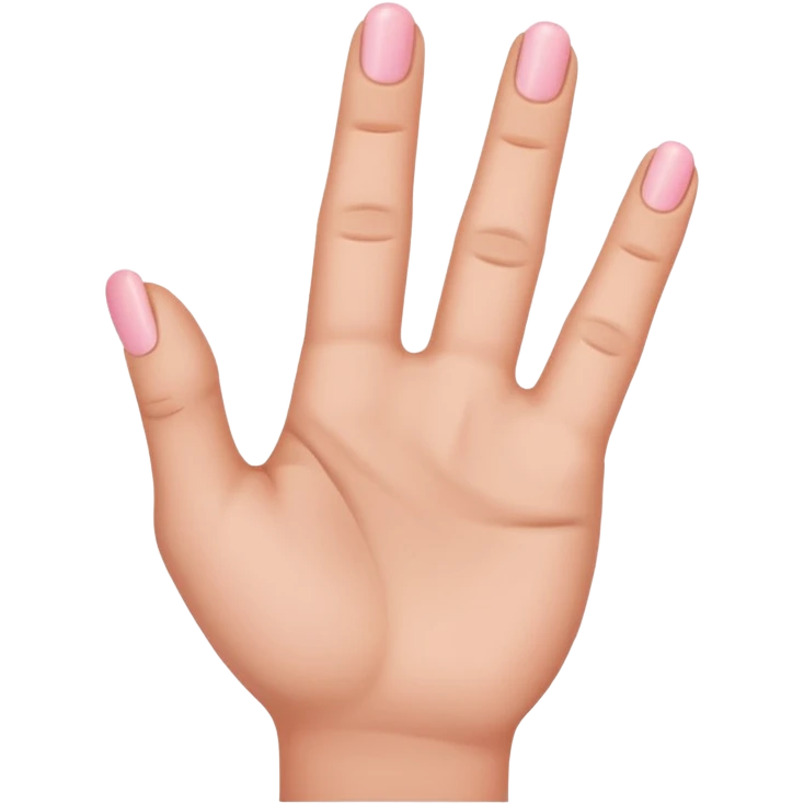 pinki promise 1 hand emoji