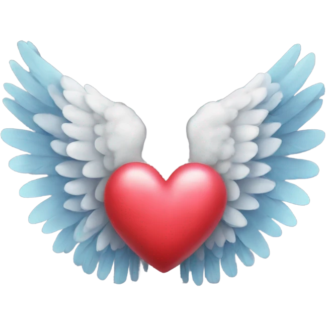 Heart with wings emoji