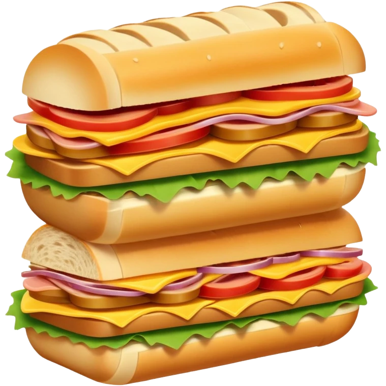 LONG Subway sandwich emoji