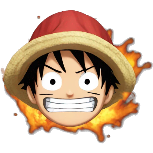 Luffy gear 5 one piece emoji