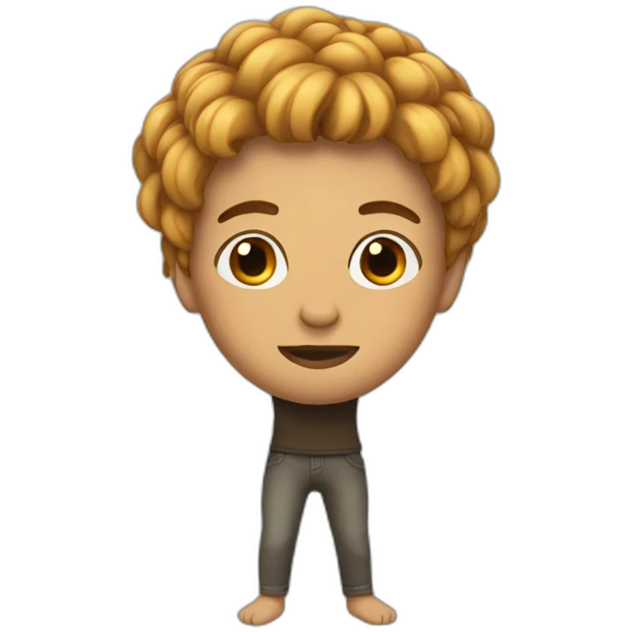 Hair with legs emoji