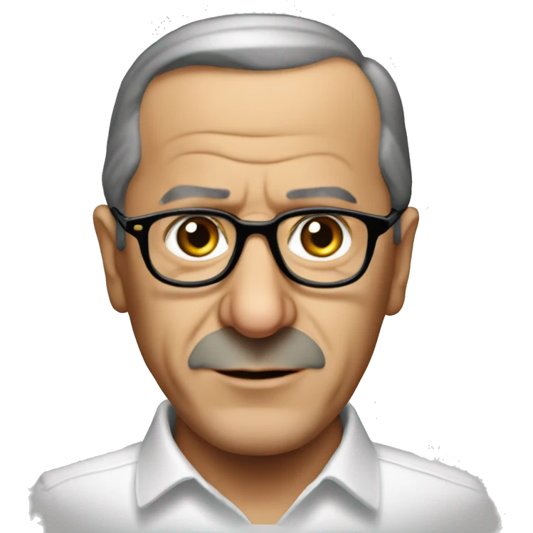 Recep tayip erdogan wearing a glasses emoji