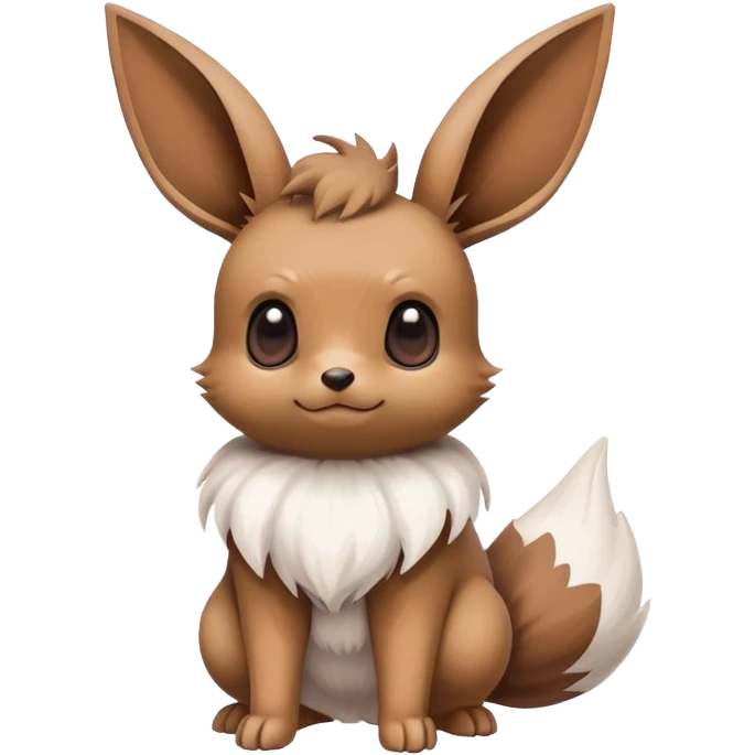 Minccino-Eevee-creature-hybrid emoji