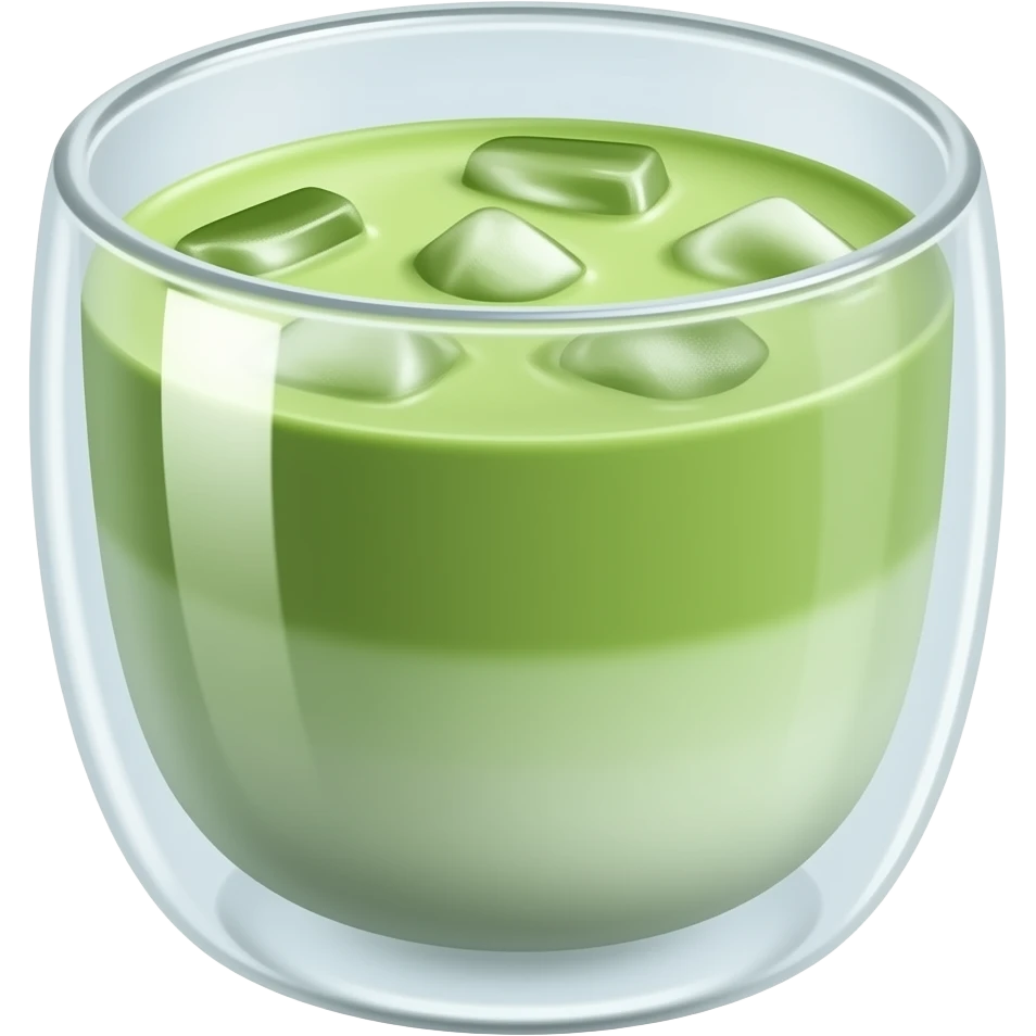 Cold Matcha Latte emoji