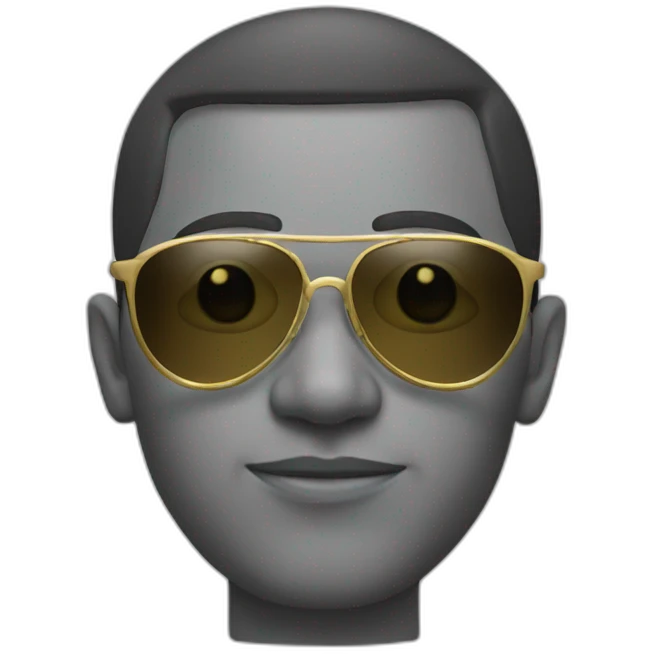 gang member with golden aviator glasses emoji