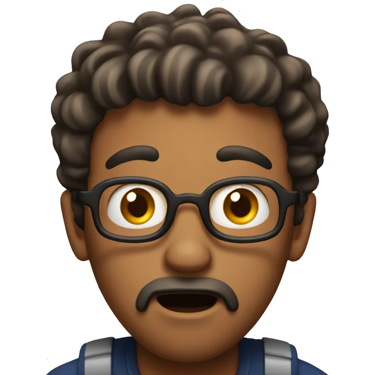 Surprised American Man emoji