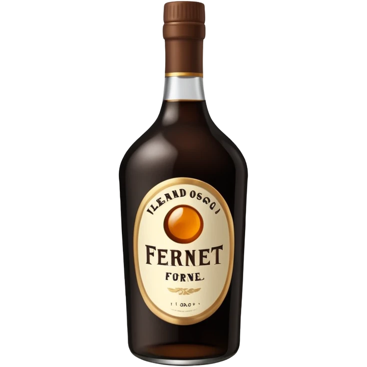 Botella de fernet emoji