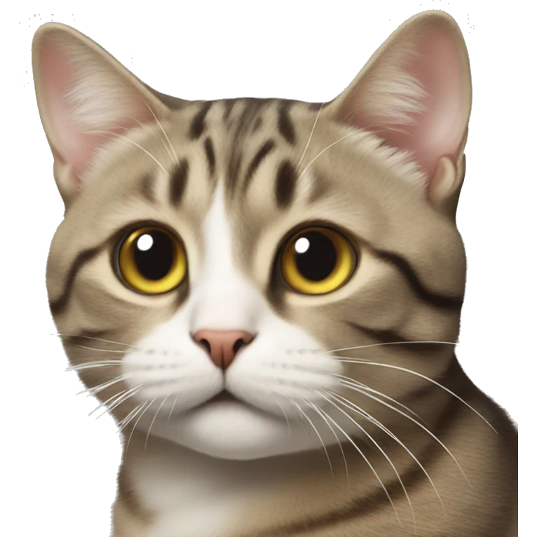 Cat with a whistle emoji