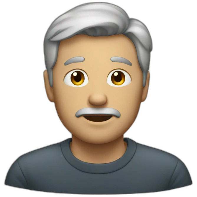 alone man emoji