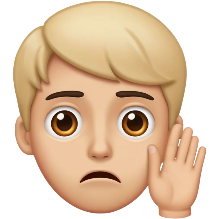 poo face palm emoji