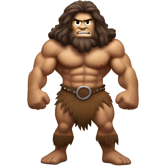 Hot caveman emoji
