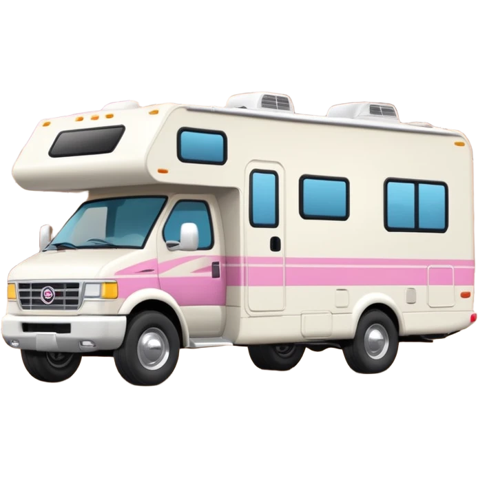 Barbie style motor home rv off-roading rock-climbing desert Winnebago  emoji