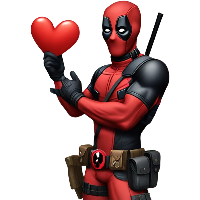 Deadpool love emoji
