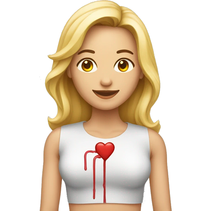 Mulher com hipertensão arterial  emoji