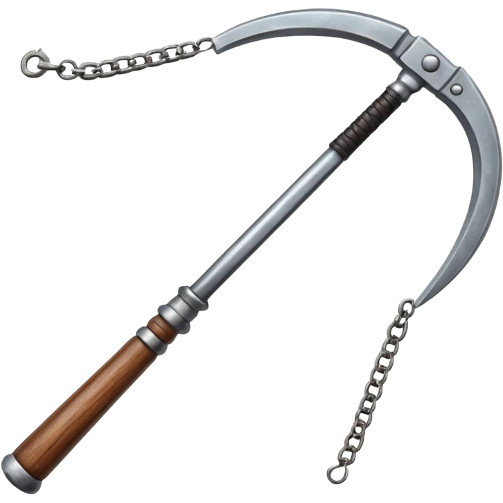 make japan weapon named "kusarigama" emoji