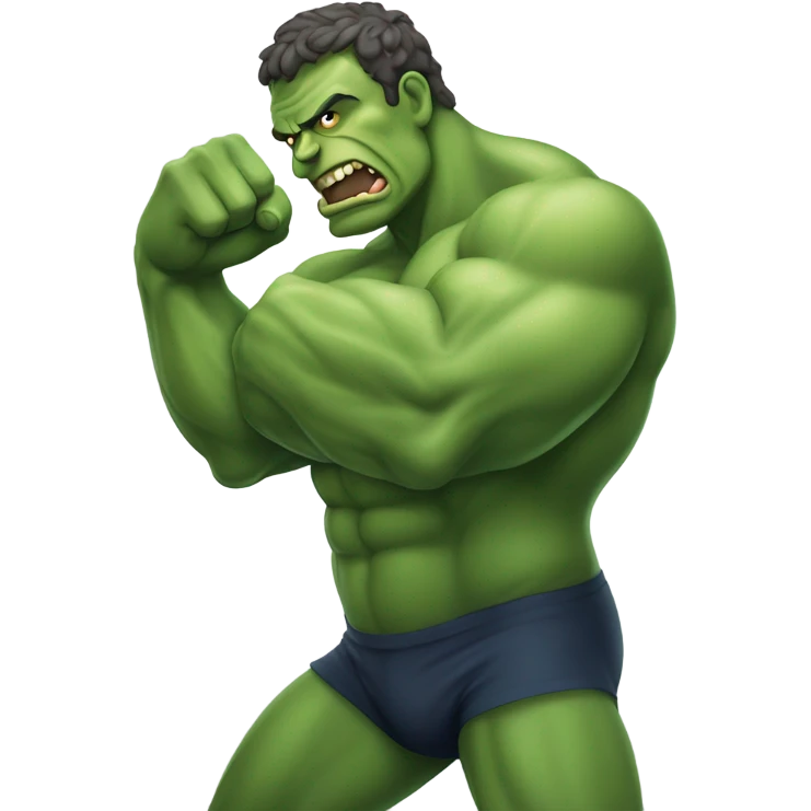 Macron as hulk emoji