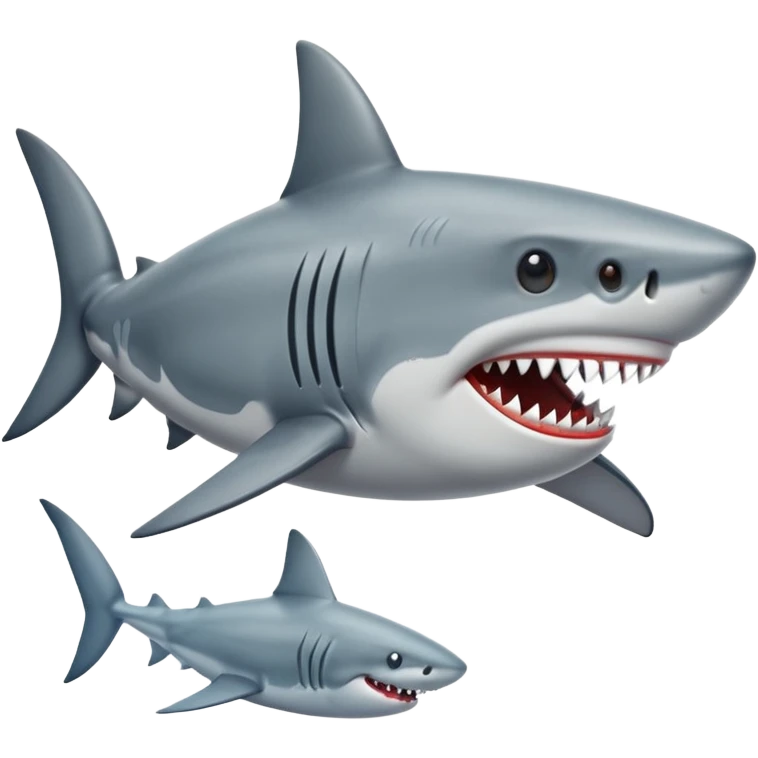 Shark with shose emoji