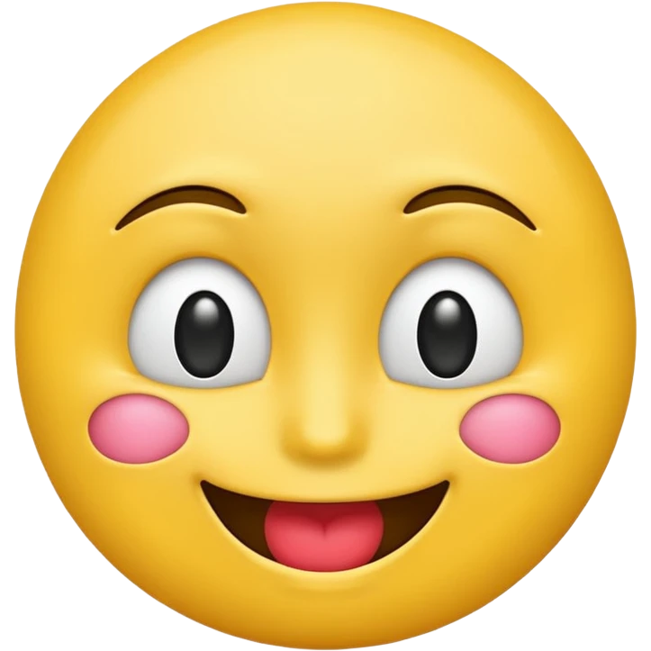 Carinha do emoji com beijinho emoji