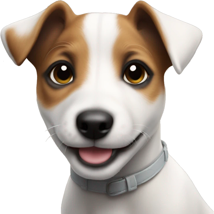 The sweetest very small puppy jack Russell terrier emoji