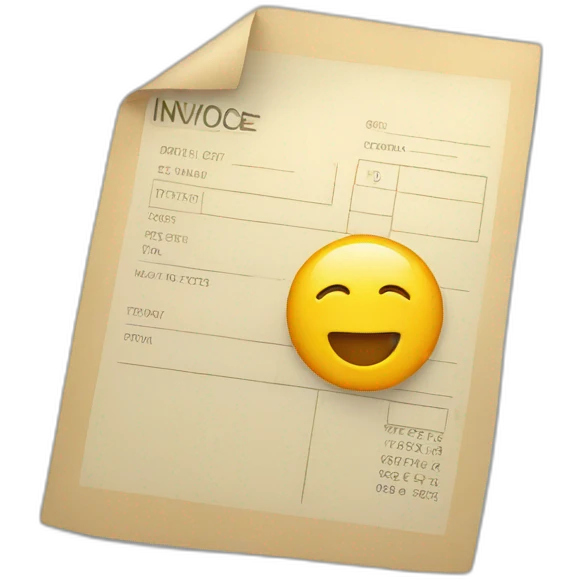 invoice emoji