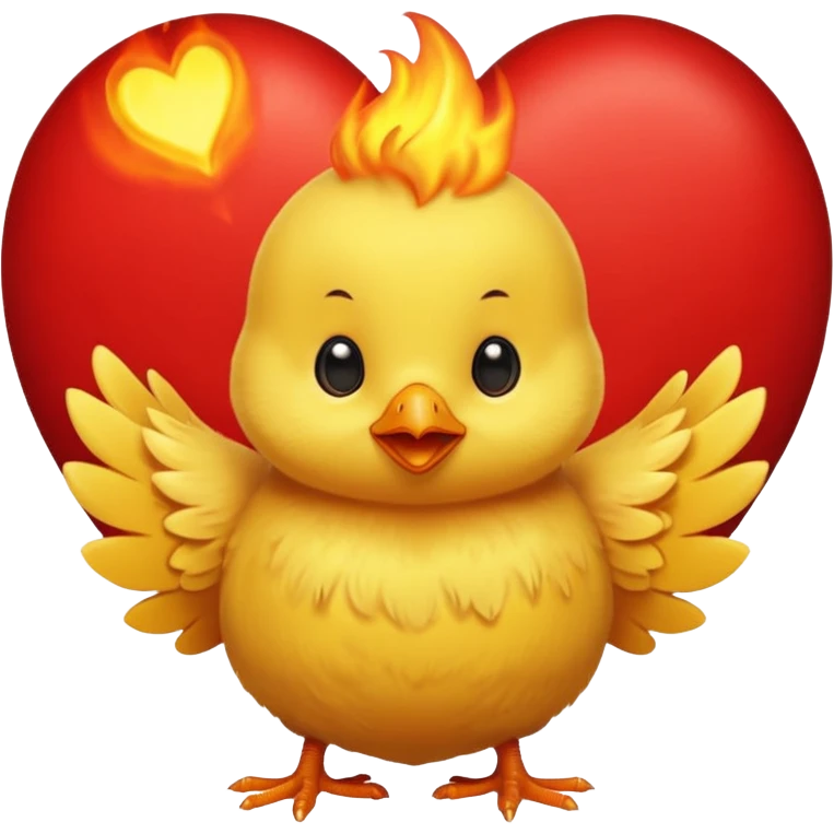 ❤️‍🔥+🐣 emoji