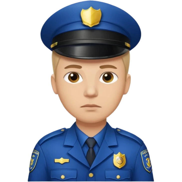 policia blanco europa emoji