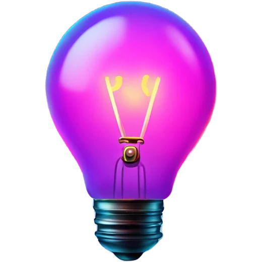 Neon lamp emoji