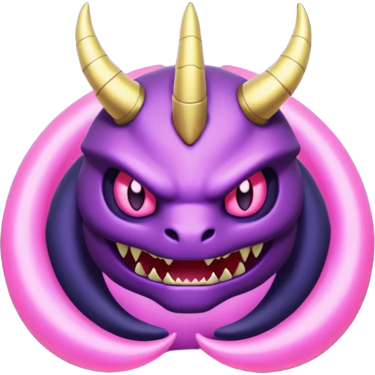 Pokemon legendary purple and pink Giratina emoji