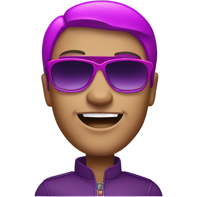 Purple and pink car Lamborghini  emoji