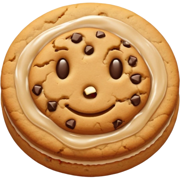 cookie with glase emoji