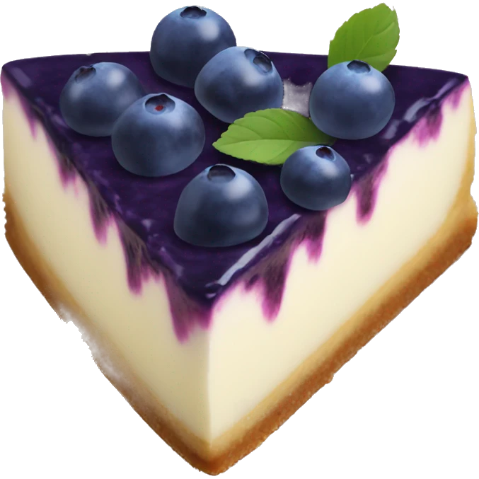 Blueberry Cheesecake  emoji