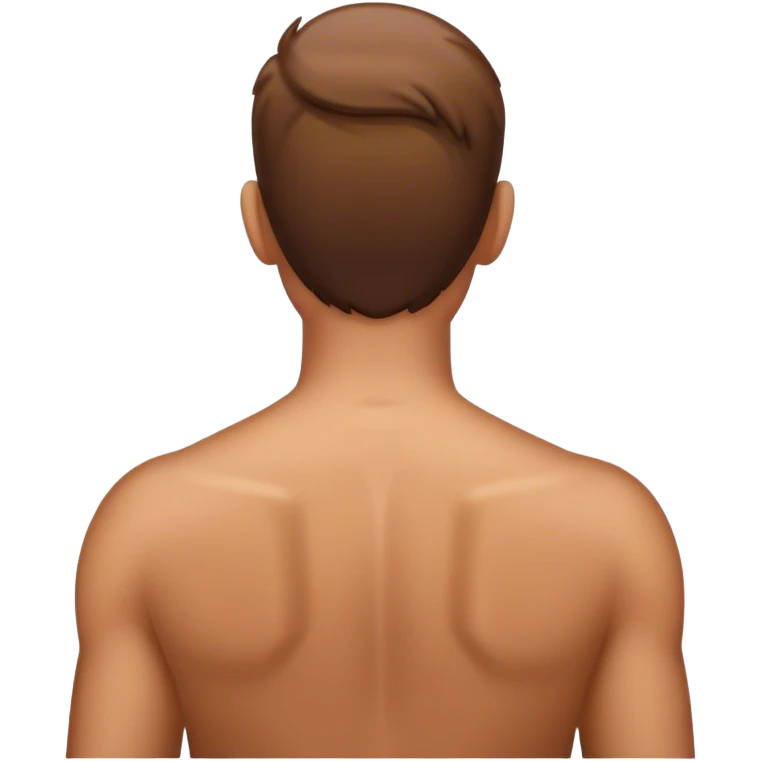 The figure of a person's back emoji
