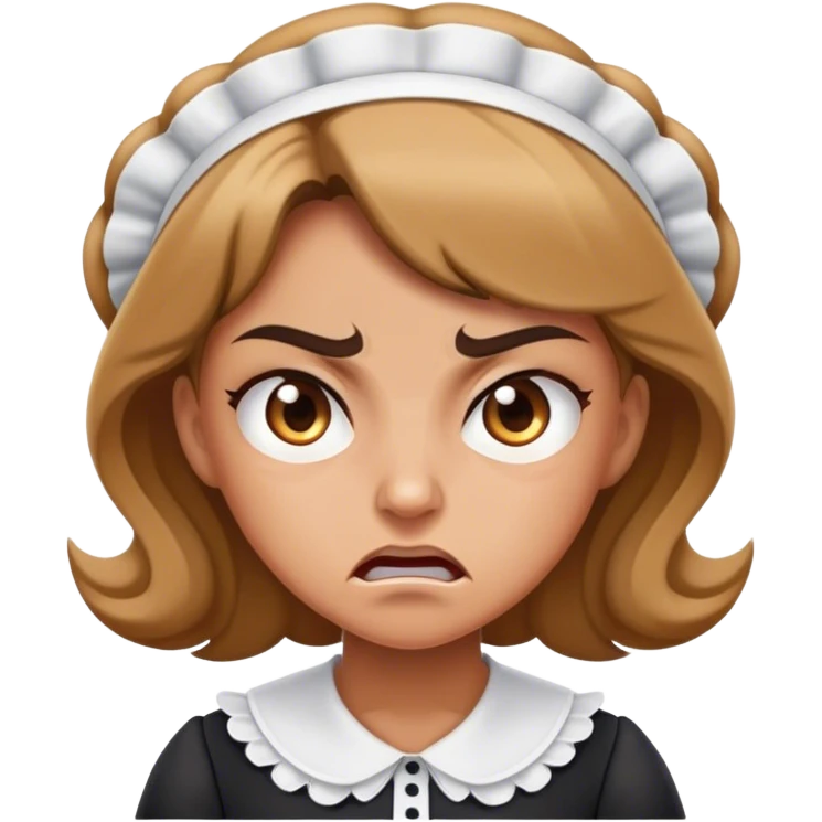 Angry maid  emoji