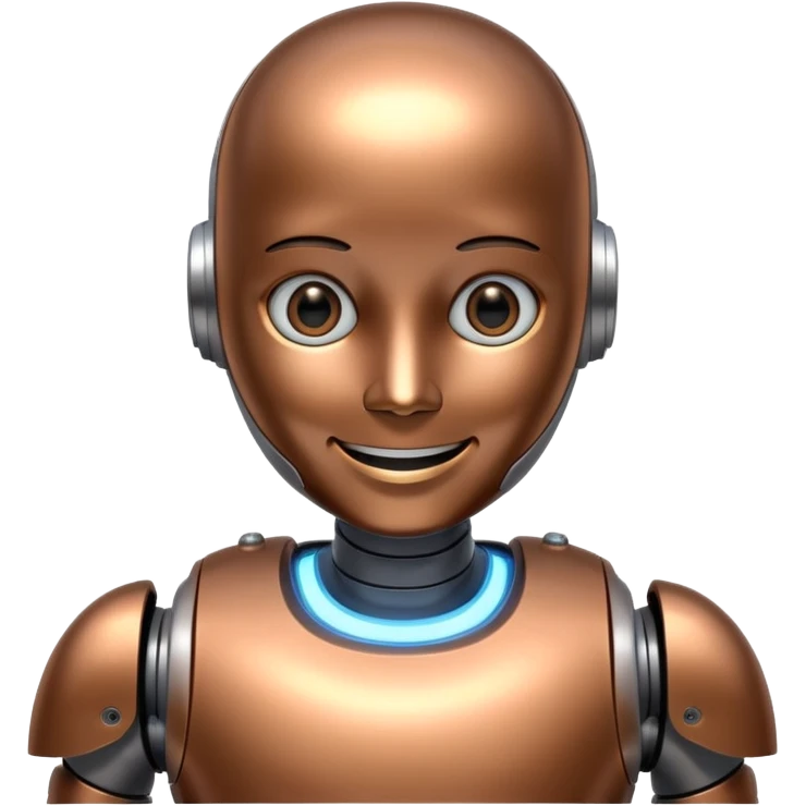 smiling humanoid robot emoji