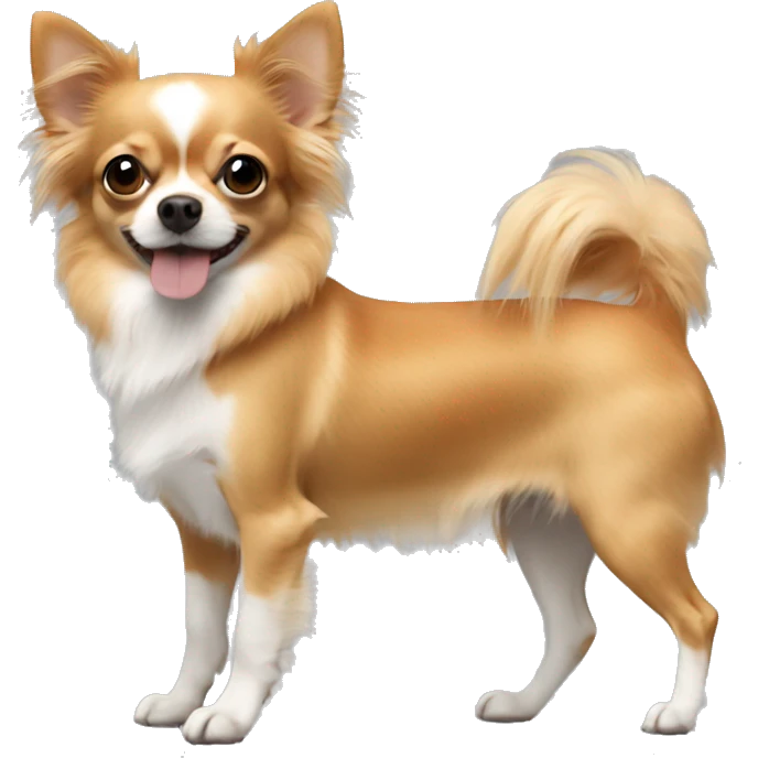 Chihuahua longhair ginger  emoji