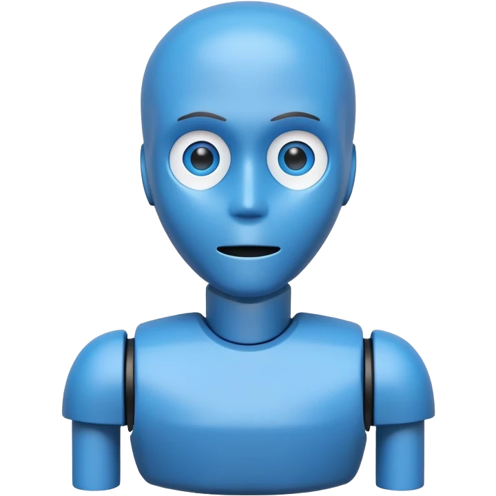 blue crash test dummy emoji