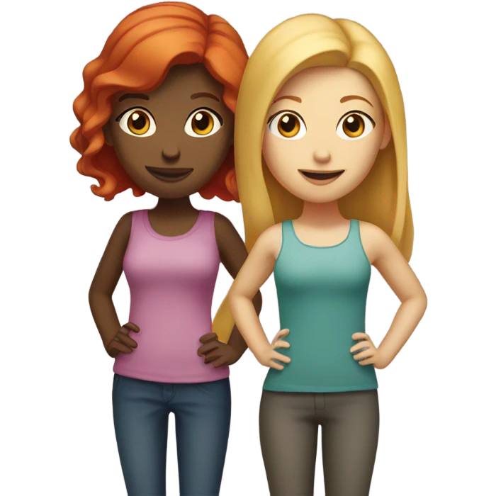 two--girls-best-friends-redhair-blonde emoji